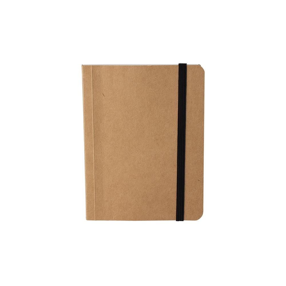 Caderneta sem Pauta em Kraft 15030 | Contém aproximadamente 70 folhas brancas sem pauta.